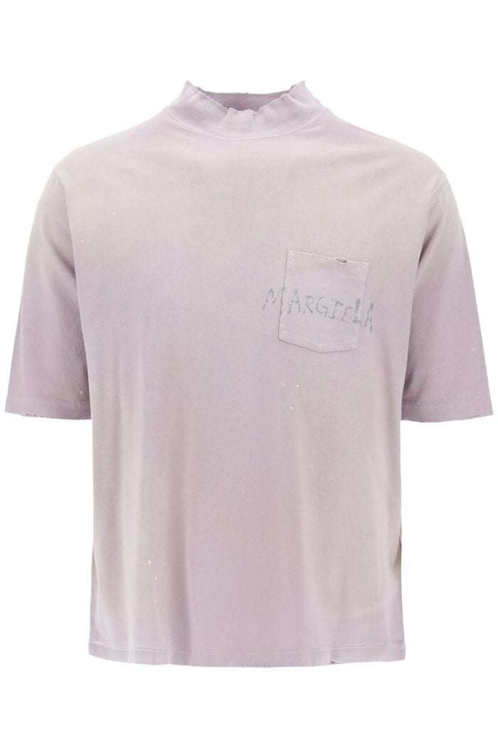 MAISON MARGIELA Handwritten Logo T-shirt With Written Text