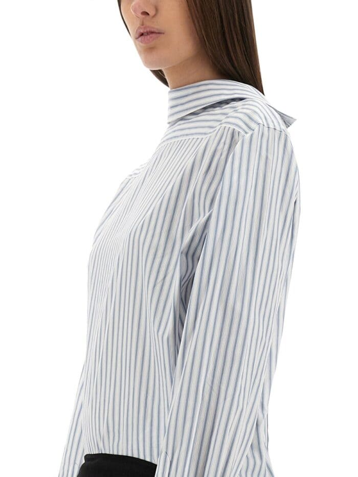 Maison Margiela INVERTED STRIPED DRESS-SHIRT