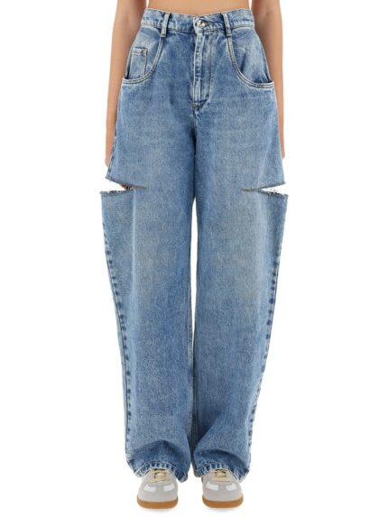 Maison Margiela JEANS WITH CUT OUT DETAIL