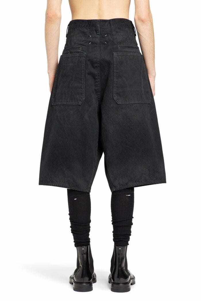 MAISON MARGIELA Layered Maxi Canvas Bermudas