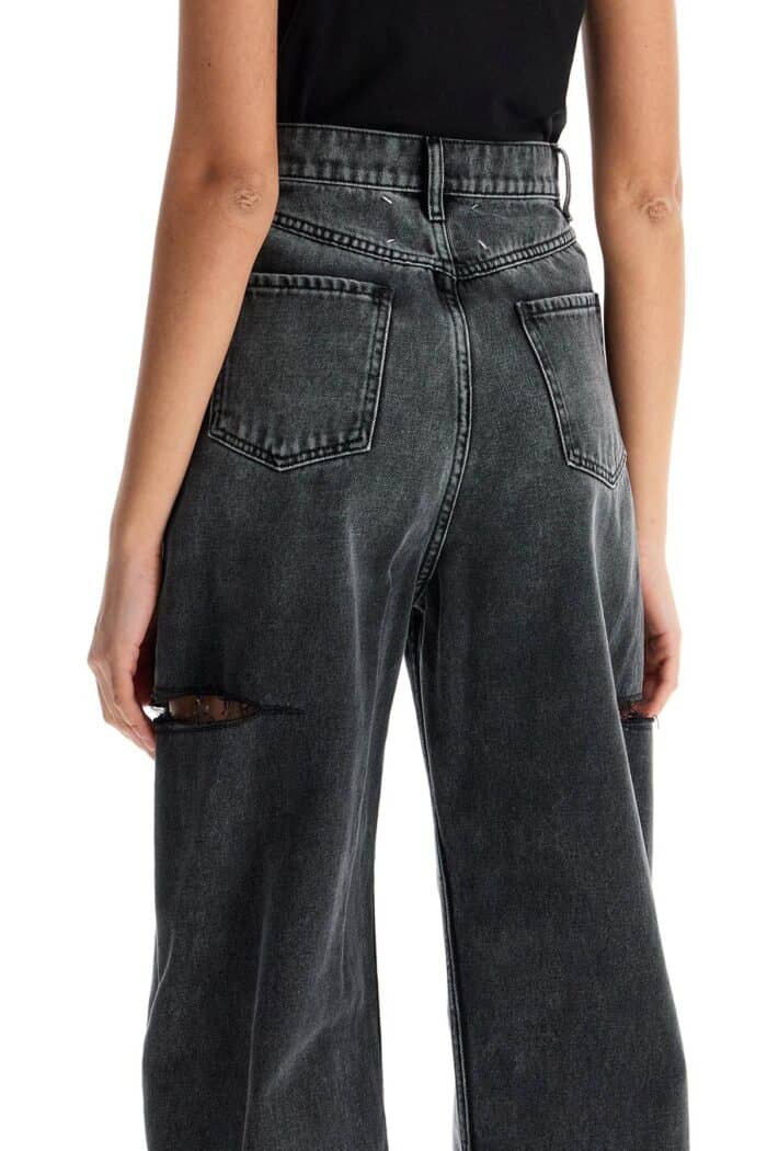 MAISON MARGIELA Loose Cut Jeans With Distressed