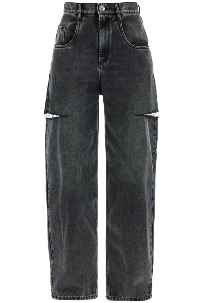 MAISON MARGIELA Loose Cut Jeans With Distressed