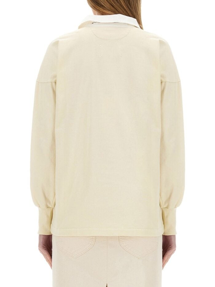 Maison Margiela POLO SHIRT WITH PRINT