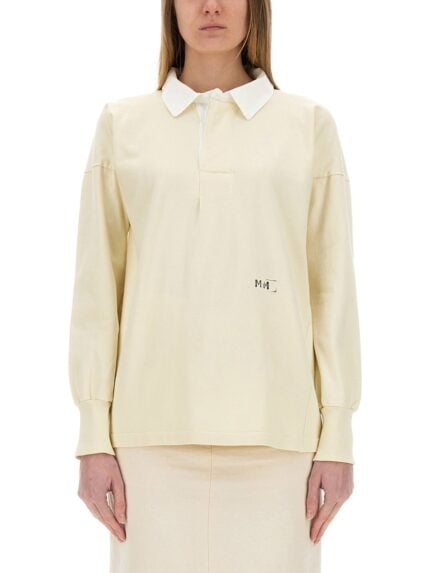 Maison Margiela POLO SHIRT WITH PRINT