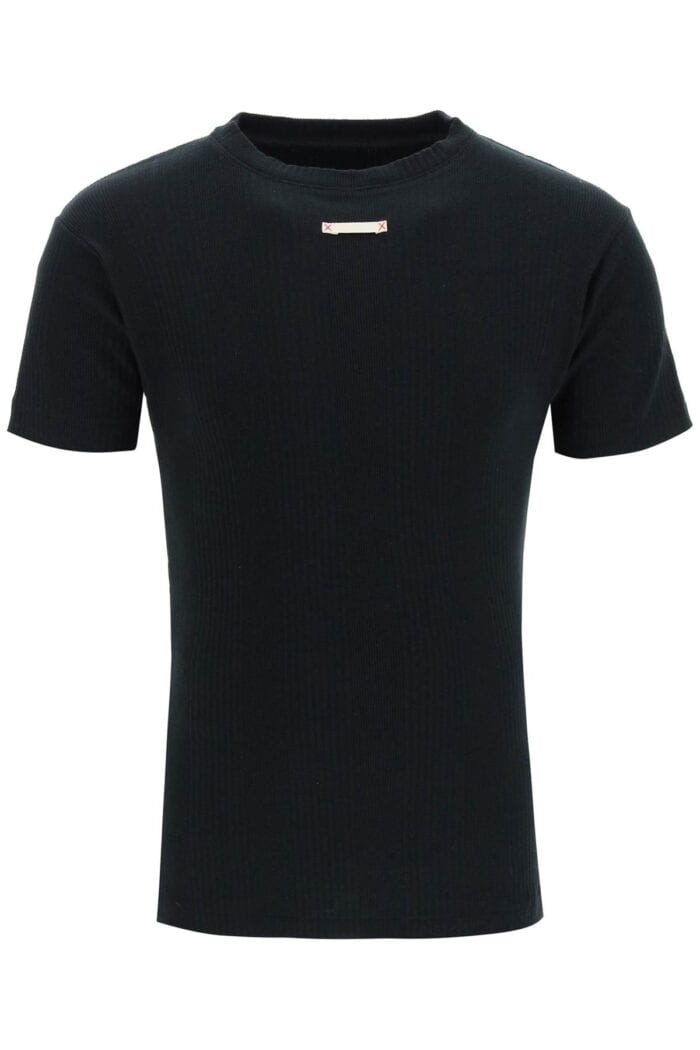 Maison Margiela Ribbed Cotton T-shirt