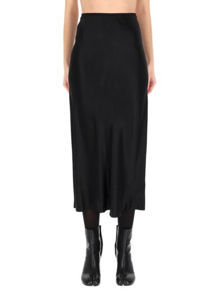 Maison Margiela SATIN MIDI SKIRT