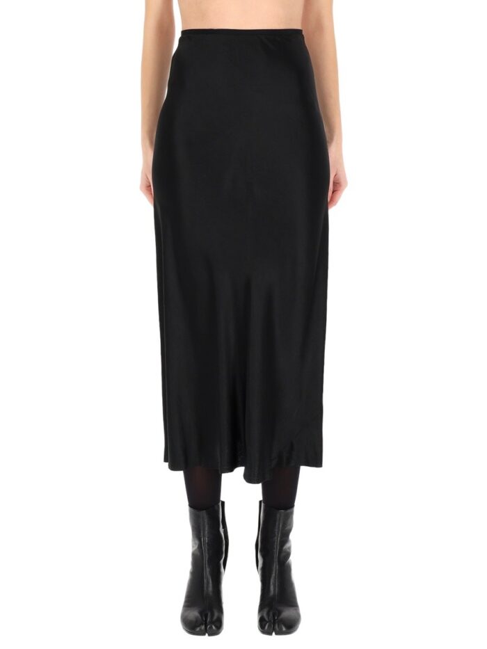 Maison Margiela SATIN MIDI SKIRT