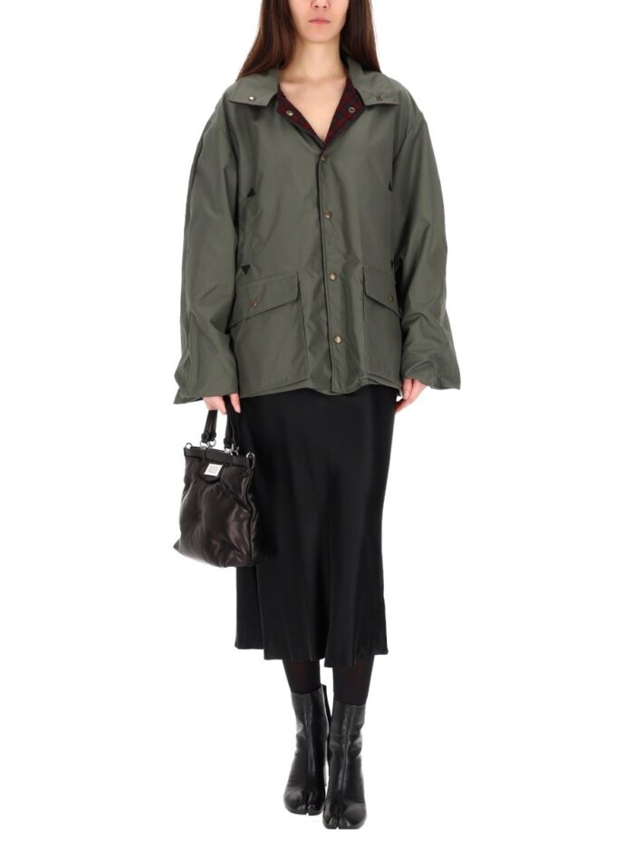 Maison Margiela SATIN MIDI SKIRT