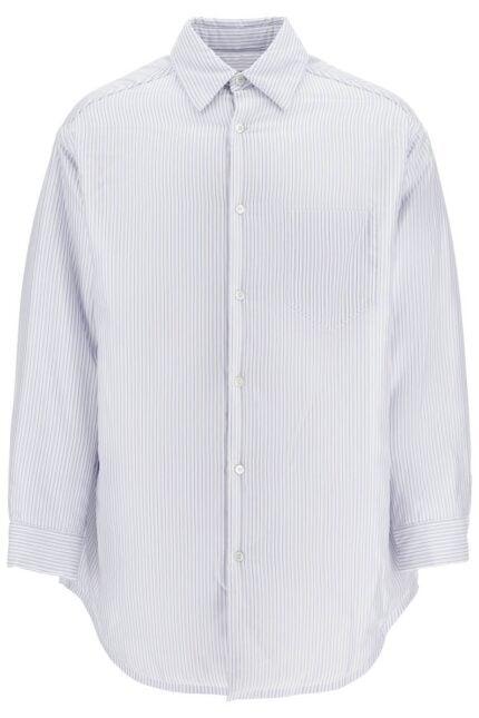 MAISON MARGIELA Striped Padded Overshirt With