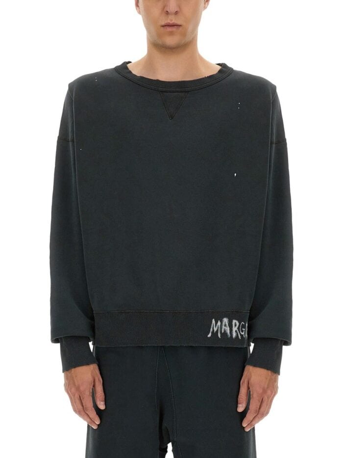 Maison Margiela SWEATSHIRT WITH HANDWRITTEN LOGO