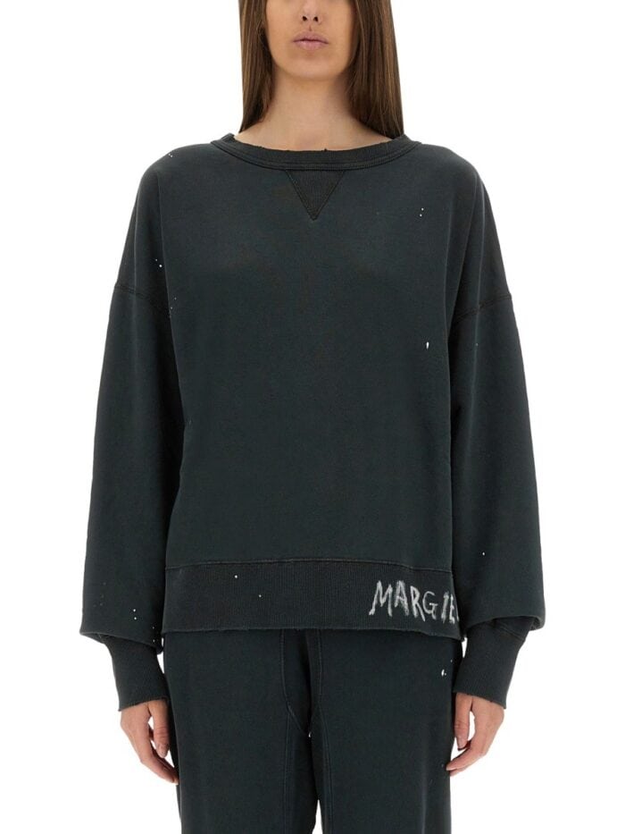 Maison Margiela SWEATSHIRT WITH HANDWRITTEN LOGO