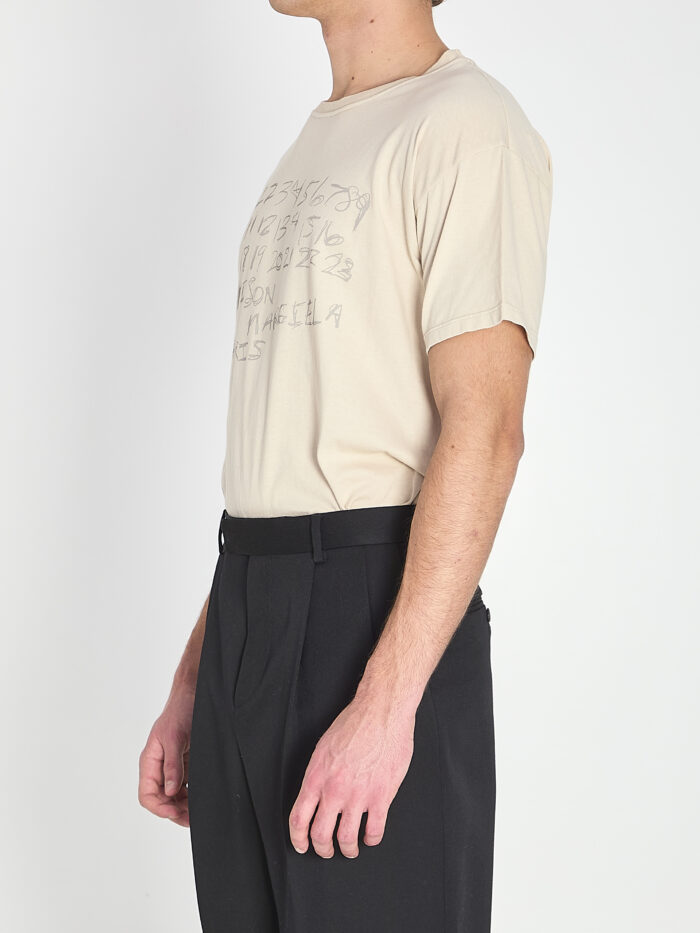 Maison Margiela T-shirt in numeric cotton