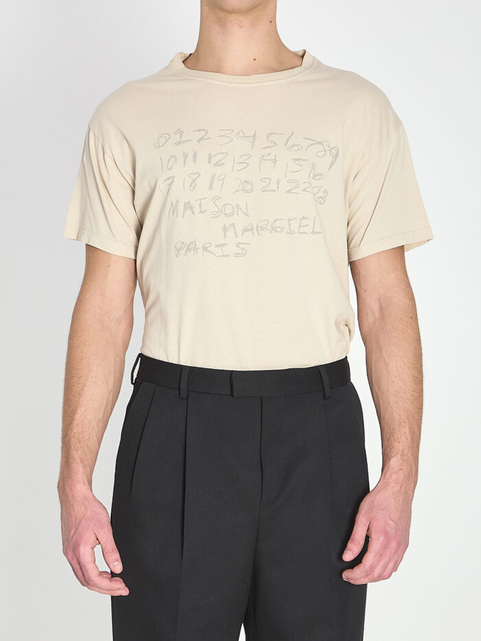 Maison Margiela T-shirt in numeric cotton