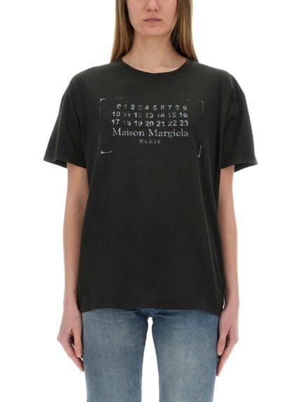 Maison Margiela T-SHIRT WITH PRINTED LOGO