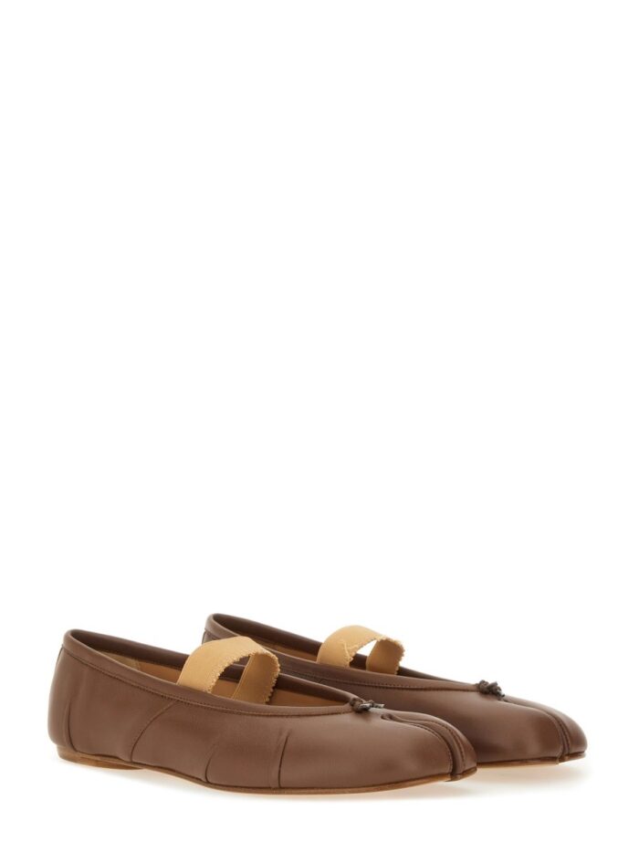 Maison Margiela TABI BALLERINA WITH ELASTIC BAND