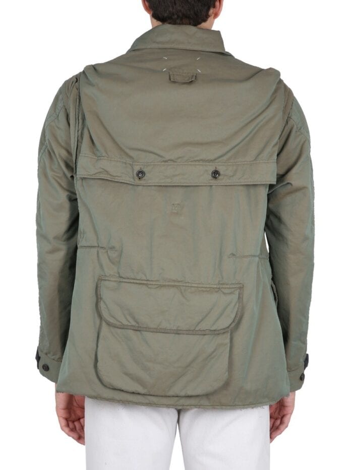 Maison Margiela TONIC DISTRESSED COTTON JACKET