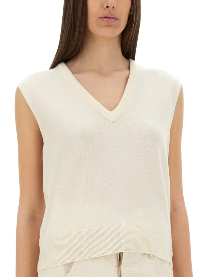 Maison Margiela V-NECK WOOL VEST