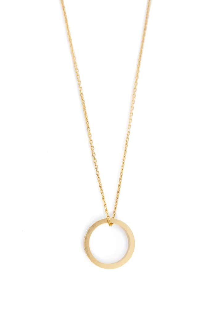 MAISON MARGIELA Vermeil Numeric Logo Ring Necklace