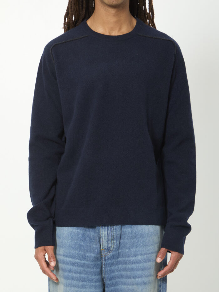 maison margiela virgin wool crewneck sweater Maison Margiela Virgin wool crewneck sweater
