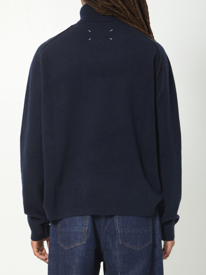 Maison Margiela Virgin wool turtleneck sweater