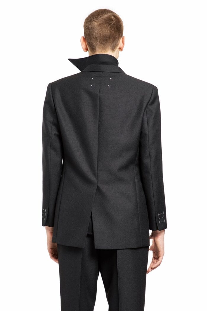 MAISON MARGIELA Wool Mohair Single-breasted Blazer