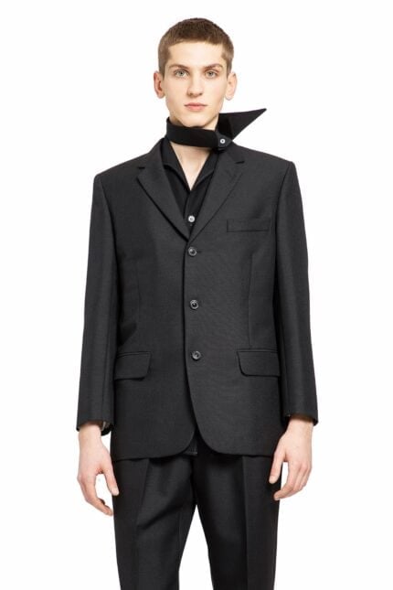 MAISON MARGIELA Wool Mohair Single-breasted Blazer