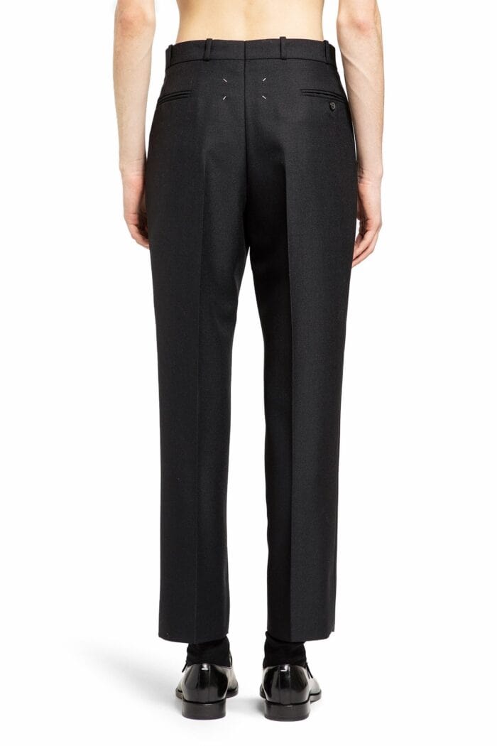 MAISON MARGIELA Wool Mohair Tapered Trousers