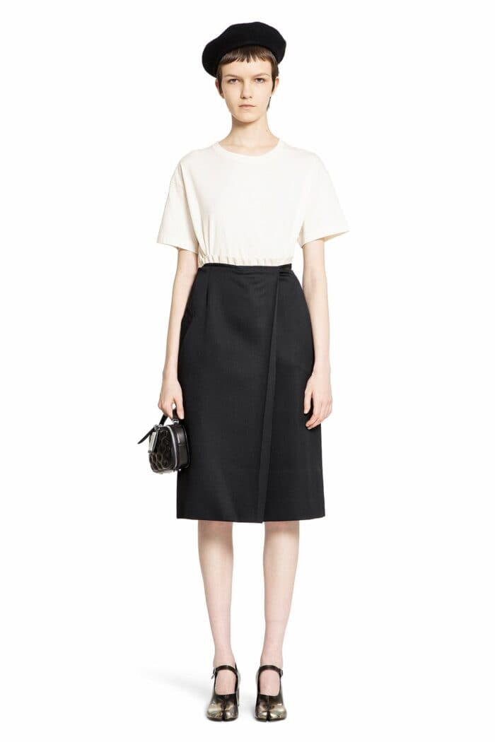 MAISON MARGIELA Wrap Midi Skirt