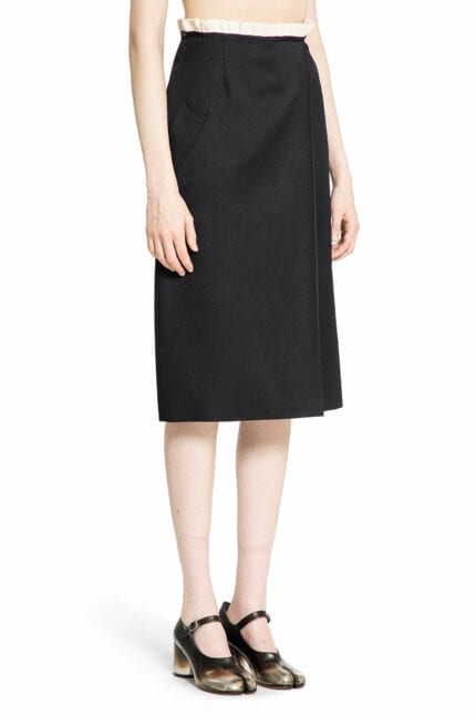 MAISON MARGIELA Wrap Midi Skirt