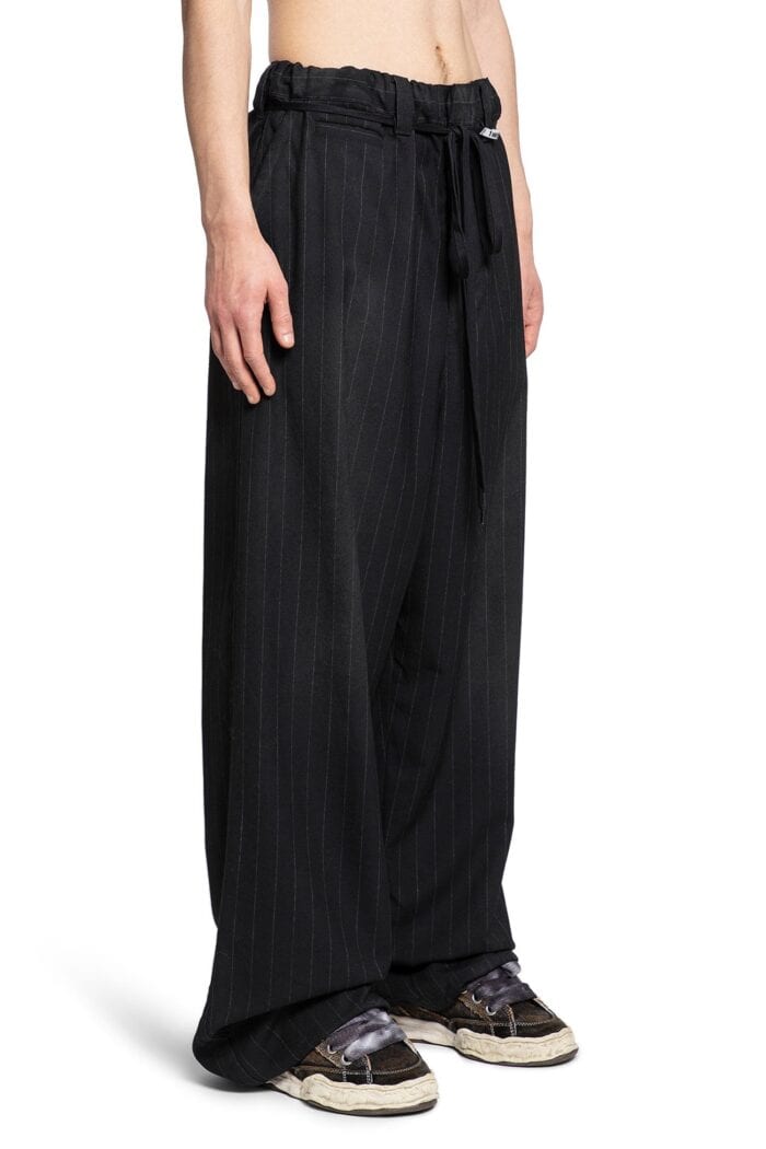 MAISON MIHARA YASUHIRO Aged Pinstriped Wide Trousers