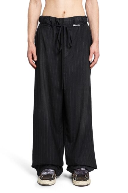 MAISON MIHARA YASUHIRO Aged Pinstriped Wide Trousers