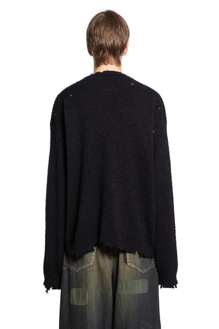 MAISON MIHARA YASUHIRO Distressed Knit Sweater