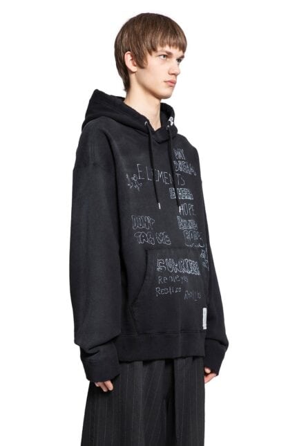 MAISON MIHARA YASUHIRO Distressed Printed Hoodie