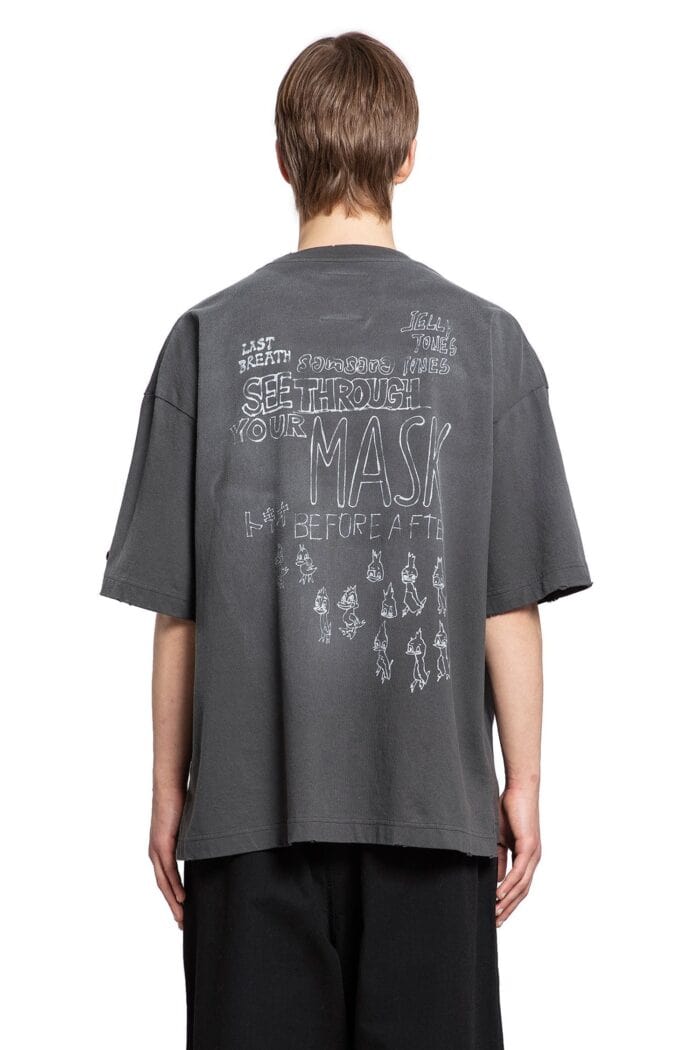 MAISON MIHARA YASUHIRO Distressed Printed T-shirt