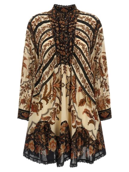 FARM RIO 'Majestic Garden Sand' Dress