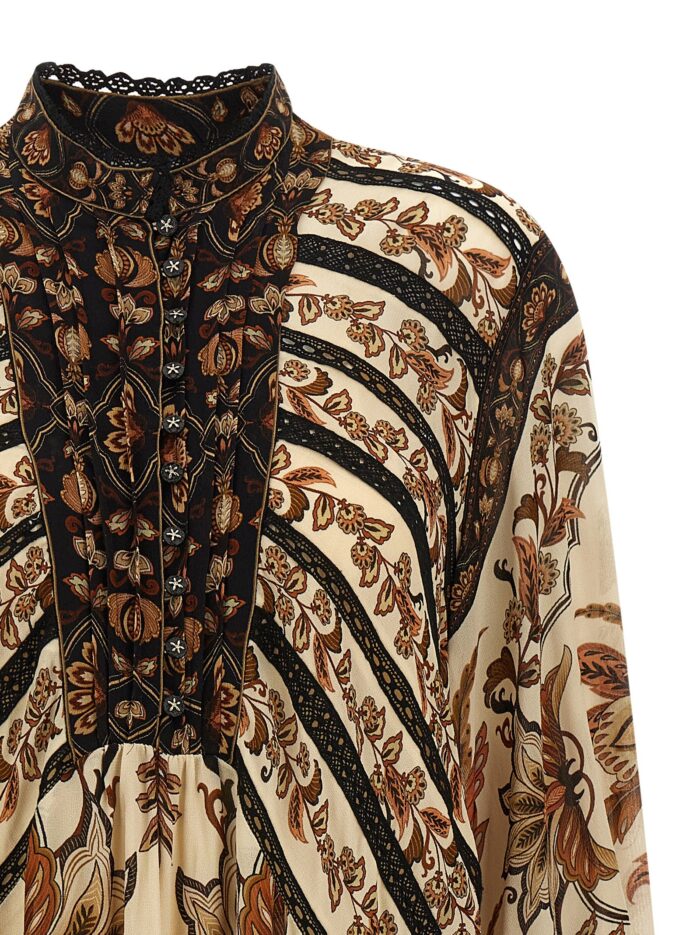 FARM RIO 'Majestic Garden Sand' Dress