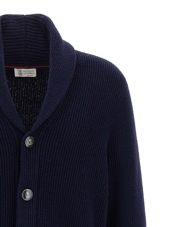 Brunello Cucinelli Malfilé Cotton Cardigan