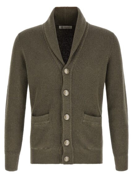 Brunello Cucinelli Malfilé Cotton Cardigan