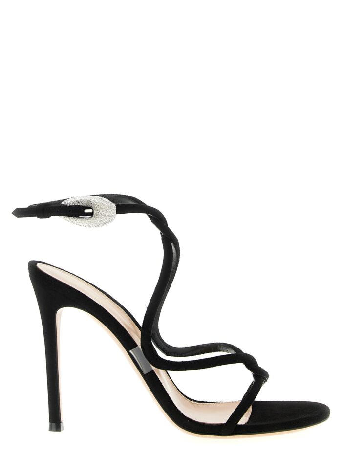 gianvito rossi 'mamba crystal' sandals GIANVITO ROSSI 'Mamba Crystal' Sandals