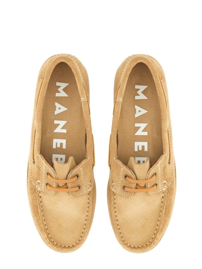 MANEBI LEATHER BOAT MOCCASIN