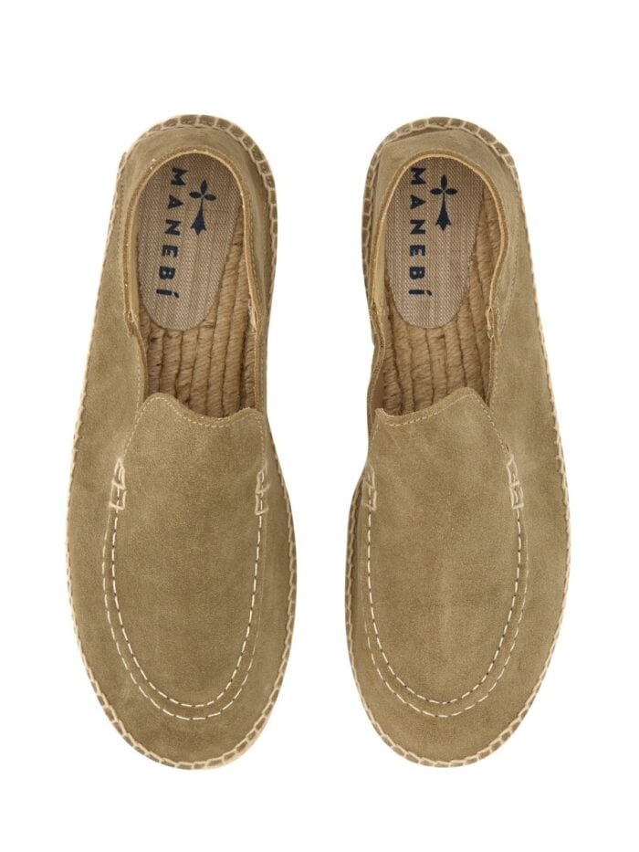 MANEBI LEATHER ESPADRILLE