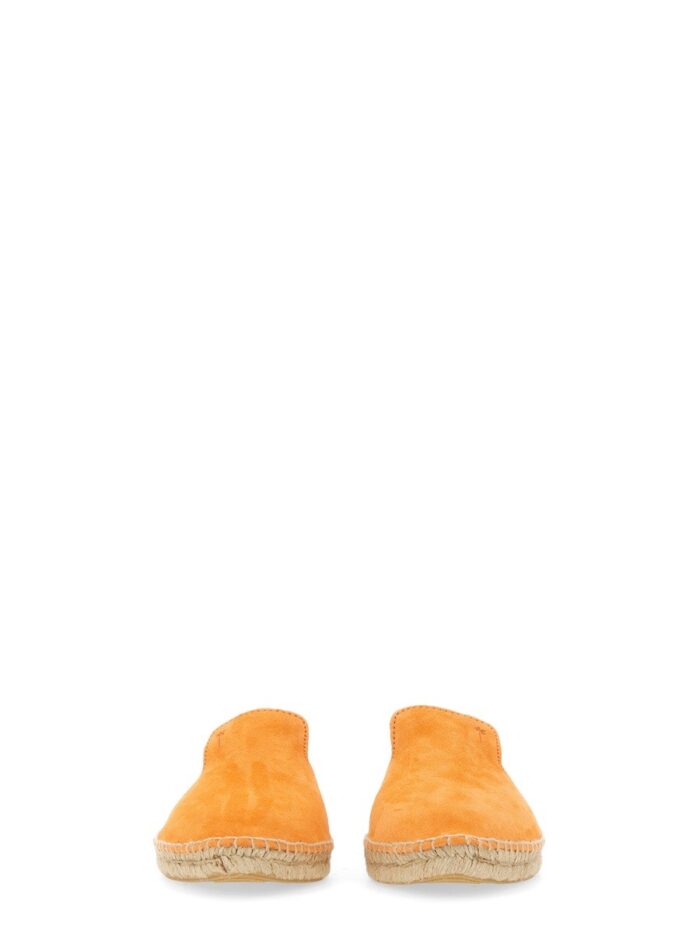 MANEBI MULES IN SUEDE HAMPTONS