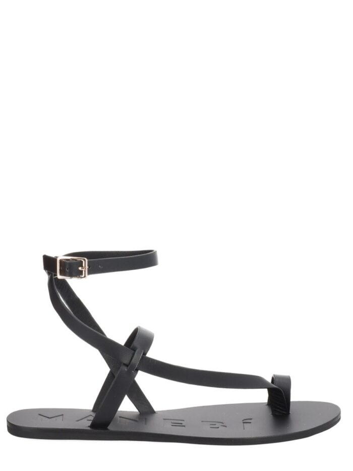 MANEBI SANDALO IN PELLE