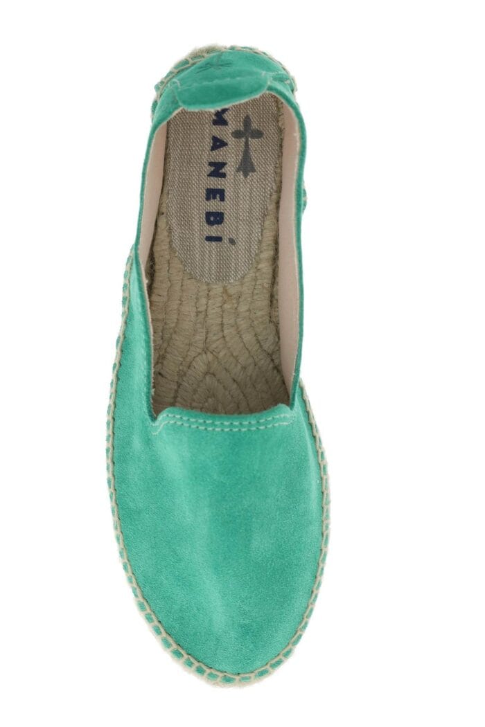 Manebi Suede Leather Espadrilles