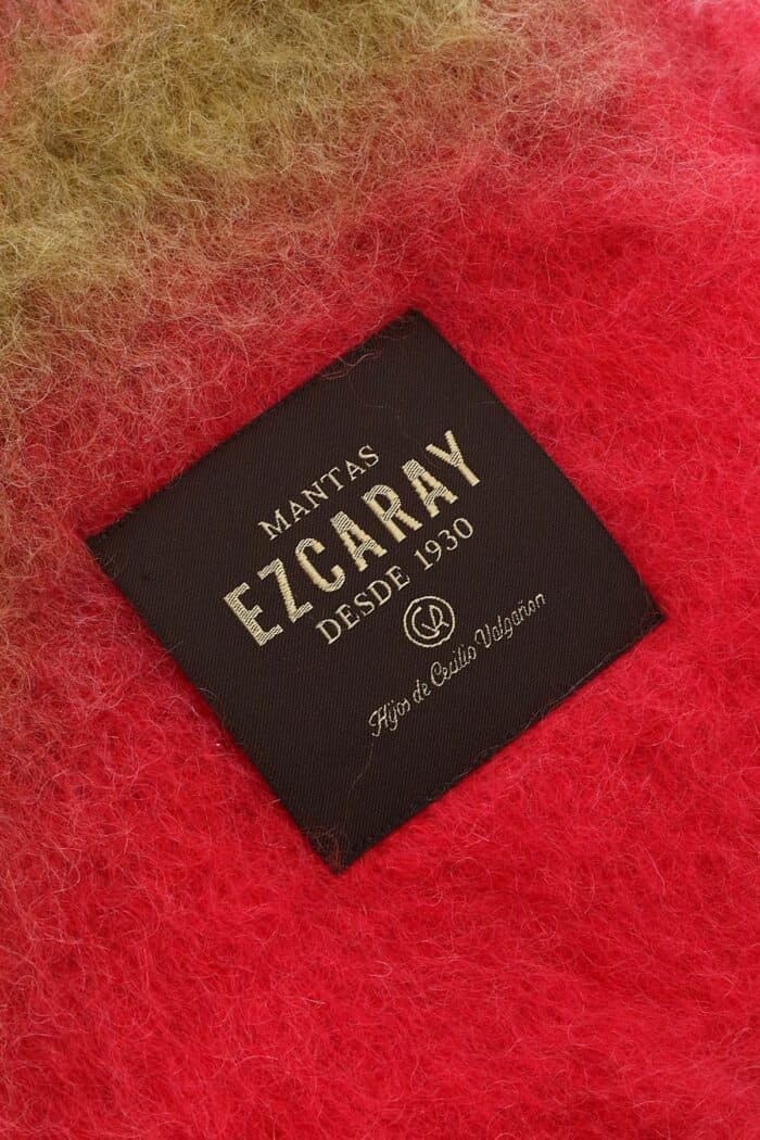 MANTAS EZCARAY Tie-dye Mohair And Wool Blend Blanket