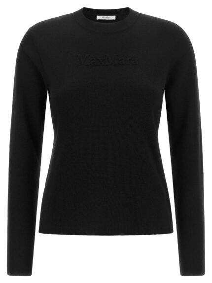 Max Mara 'Manto' Sweater With Embossed Logo