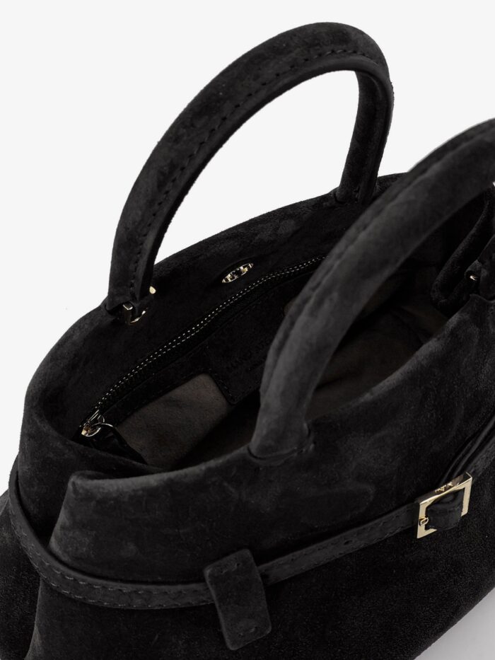 MANU ATELIER Le Cambon 25 Suede Crossbody Bag