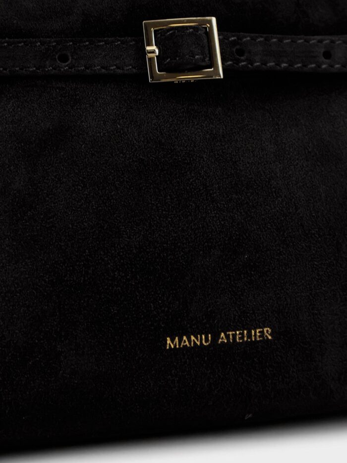 MANU ATELIER Le Cambon 25 Suede Crossbody Bag