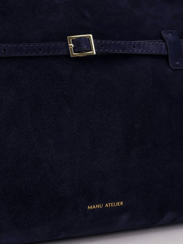 MANU ATELIER Le Cambon 35 Suede Handbag