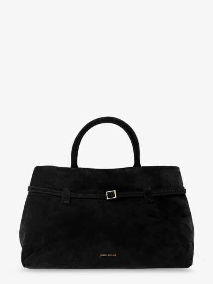 MANU ATELIER Le Cambon 35 Suede Handbag